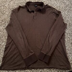 Express Deep Brown long sleeve Knit Top